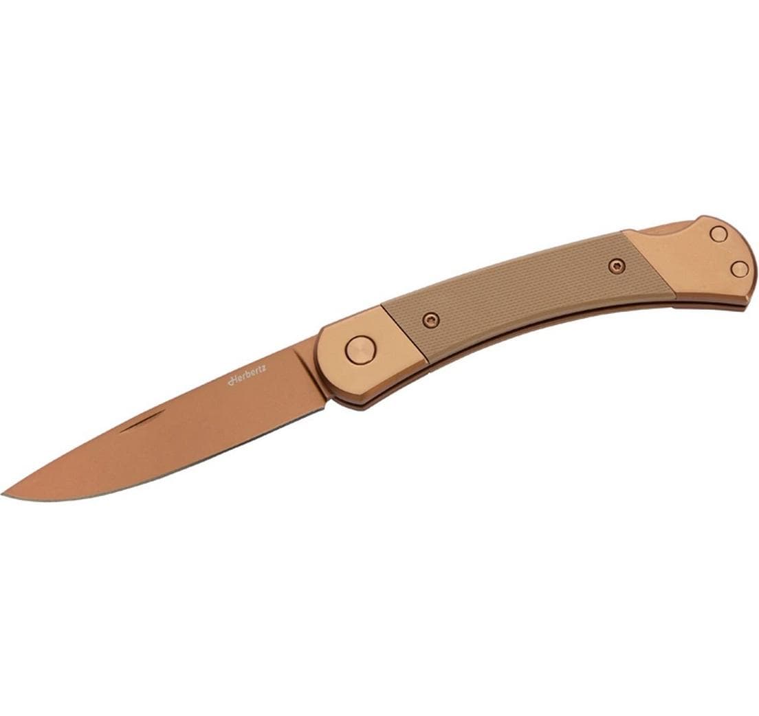 Herbertz Klappmesser 80 mm, Edelstahl, Lock-Back