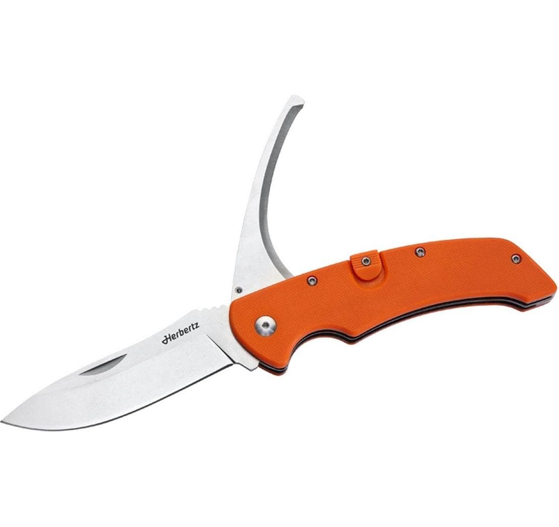 Herbertz Klappmesser 90 mm, Lock-Back, Orange