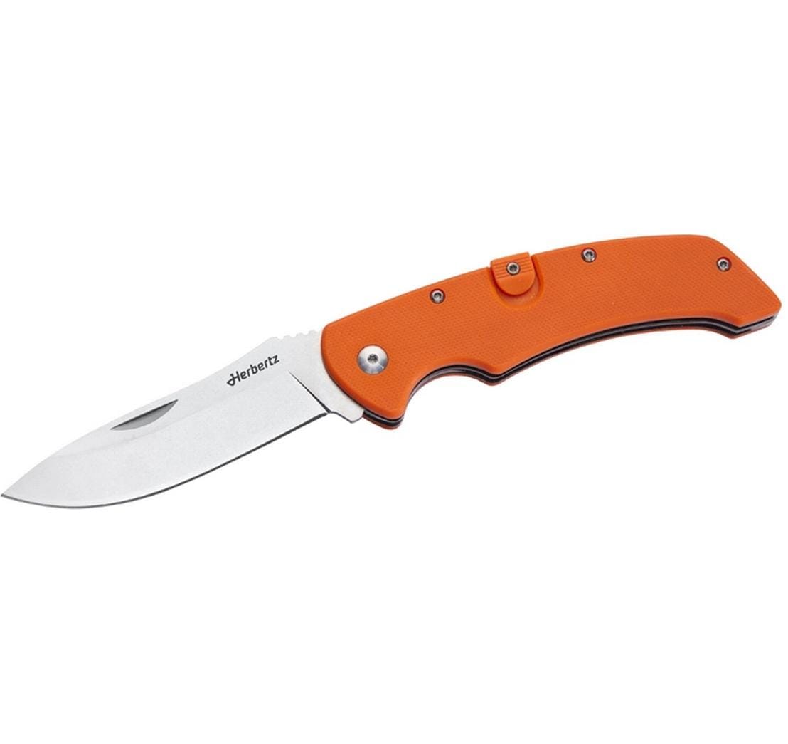 Herbertz Klappmesser 90 mm, Lock-Back, Orange