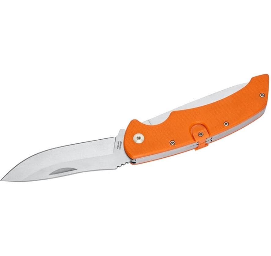 Herbertz Klappmesser 90 mm, Kunststoff, Lock-Back, Orange