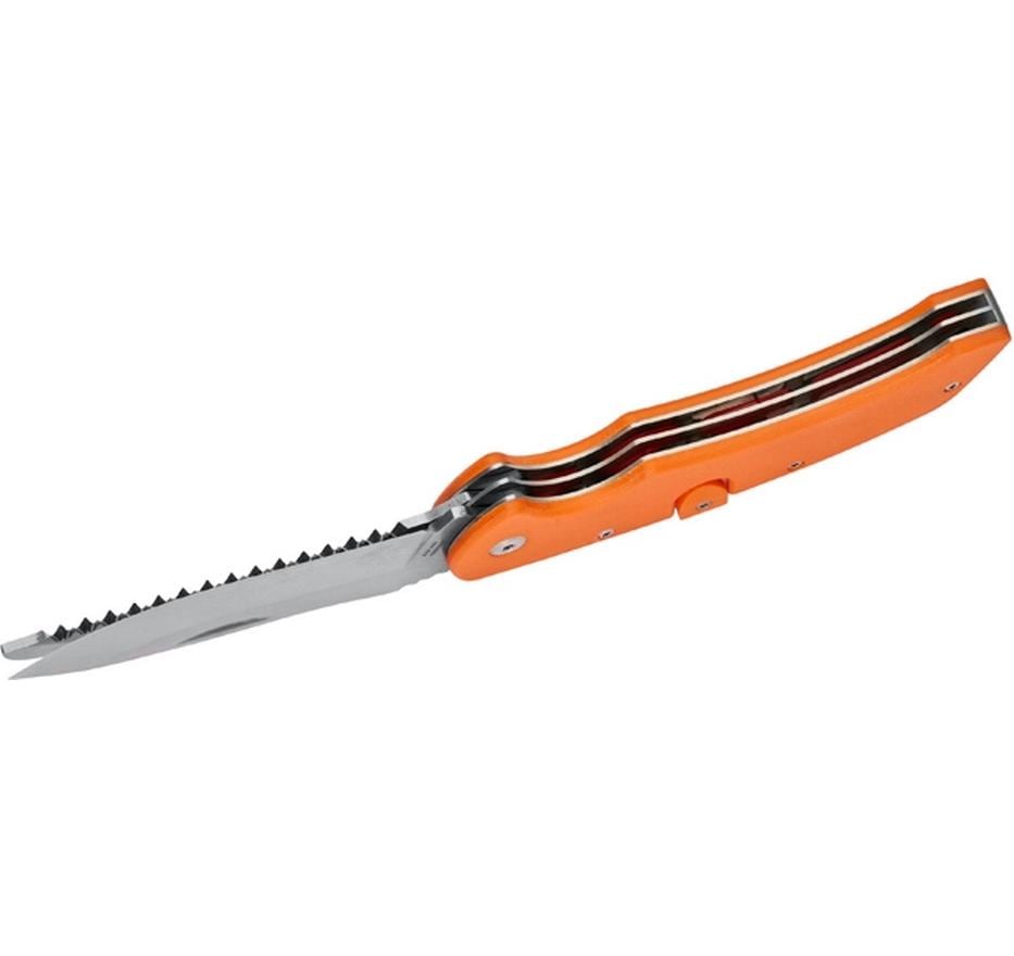 Herbertz Klappmesser 90 mm, Kunststoff, Lock-Back, Orange