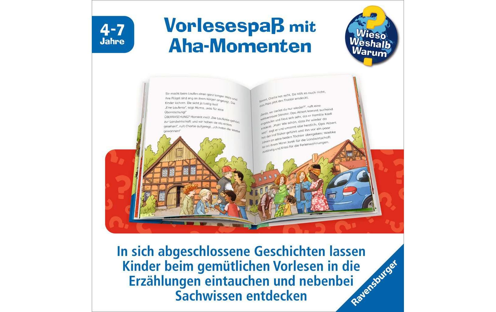 Ravensburger Buch – WWWVorlesen4: Bauernhof, Hardcover, 144 Seiten, Deutsch, ab 4 Jahren