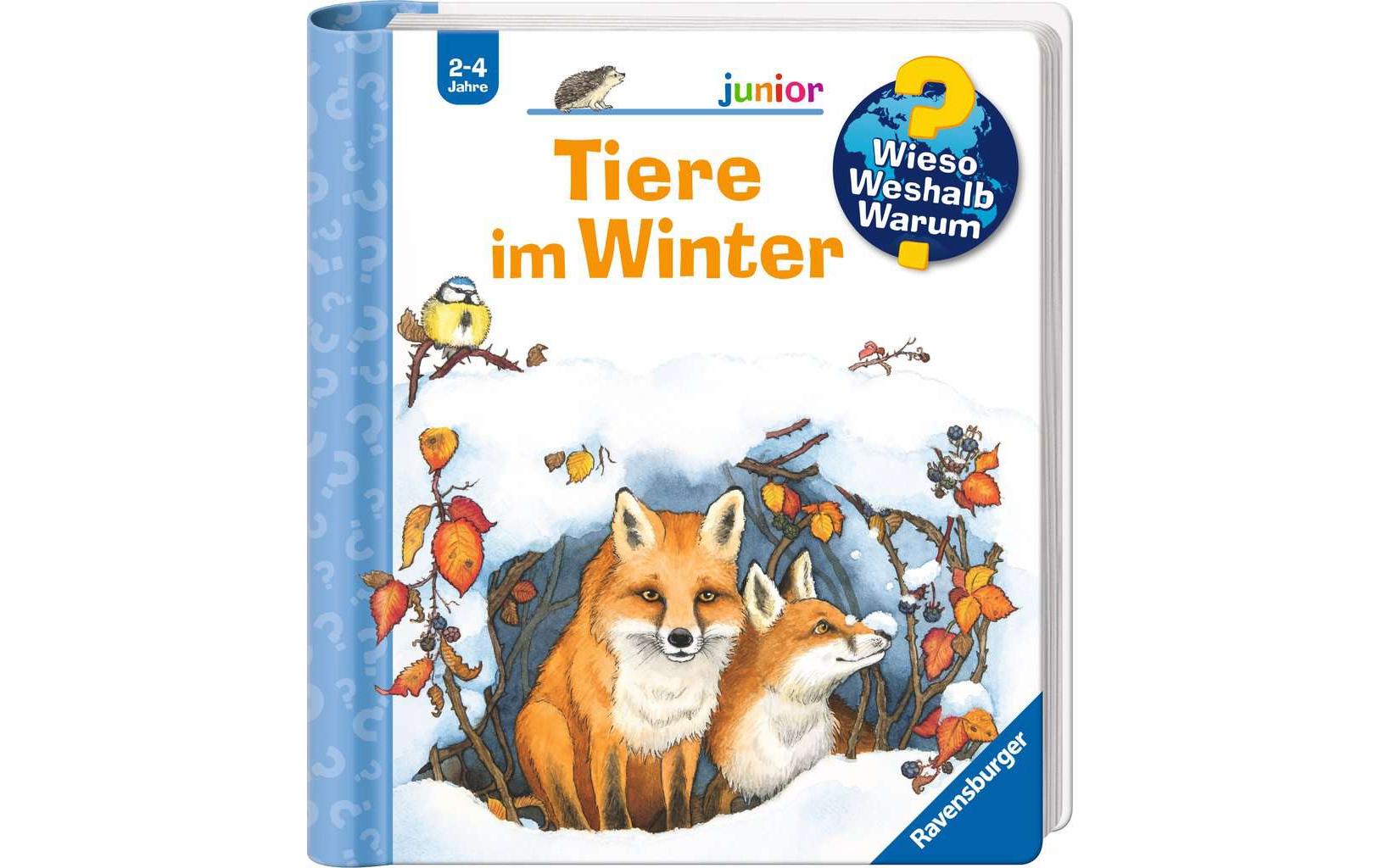 Ravensburger Buch – Wieso? Weshalb? Warum? Tiere im Winter, Pappband, 16 Seiten, Deutsch, ab 2 Jahren