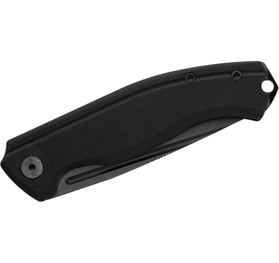 Herbertz Klappmesser 82 mm, Liner-Lock, Schwarz