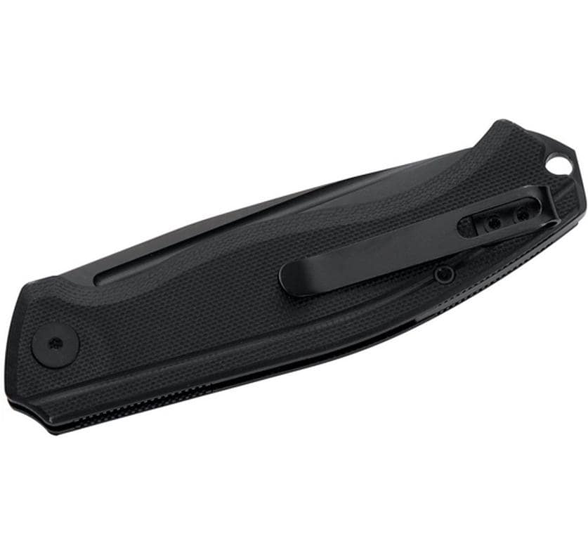 Herbertz Klappmesser 82 mm, Liner-Lock, Schwarz