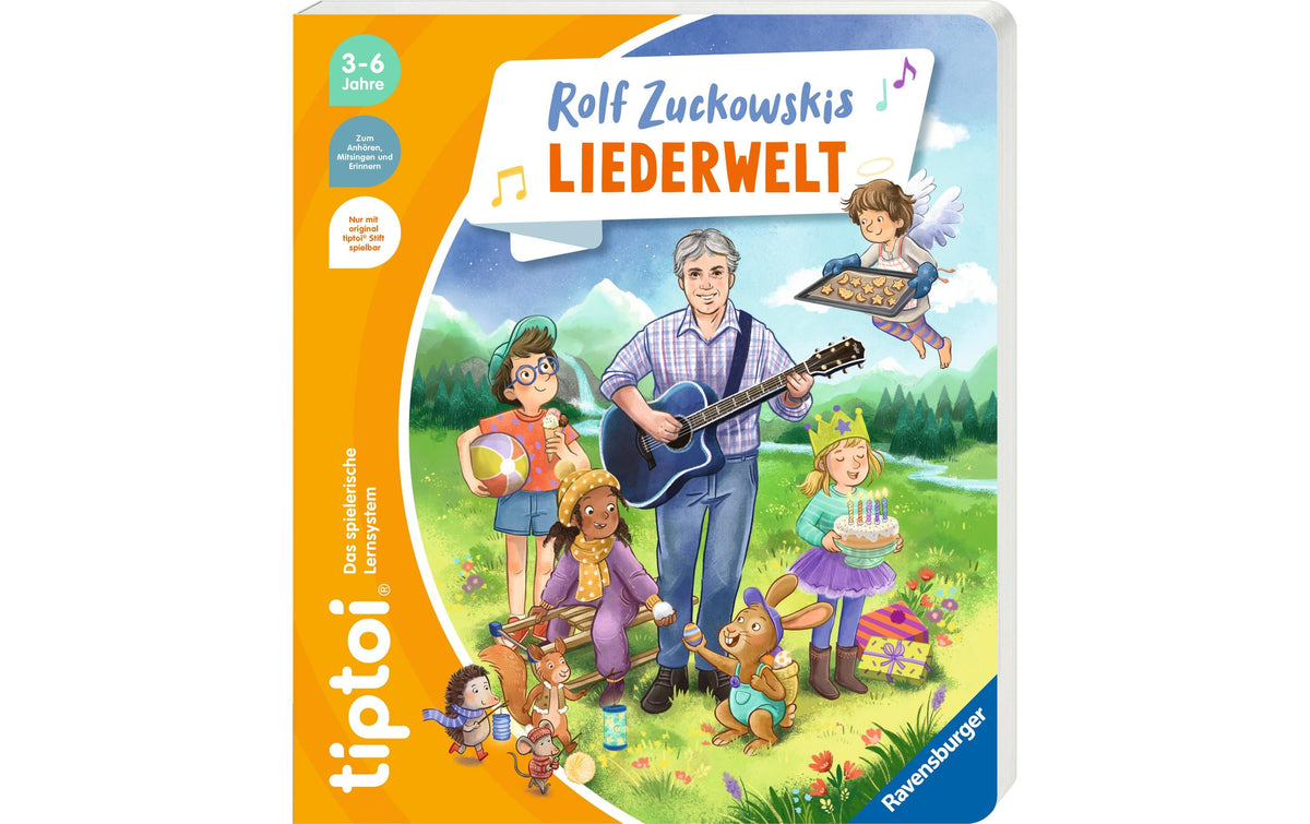 Ravensburger tiptoi – Lernbuch – Liederbuch Rolf Zuckowski, Deutsch, ab 3 Jahren
