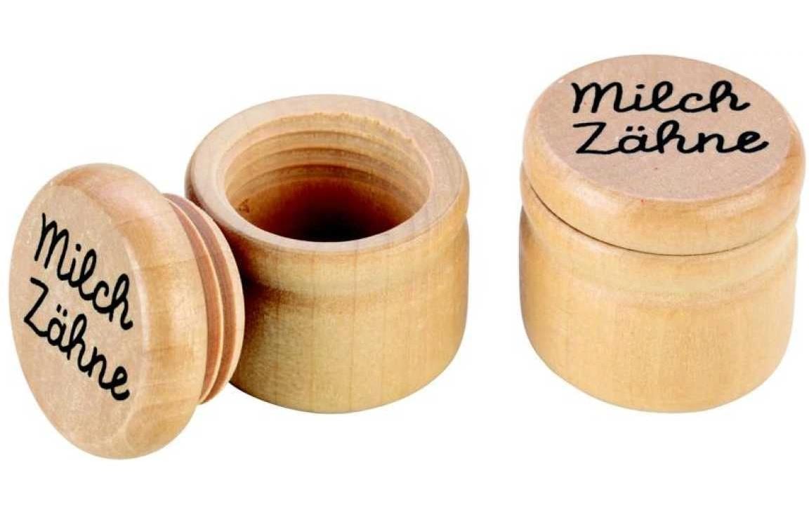 Goki Aufbewahrungsbox – Holz (Schima) – Braun – Ø 40 × H 30 mm