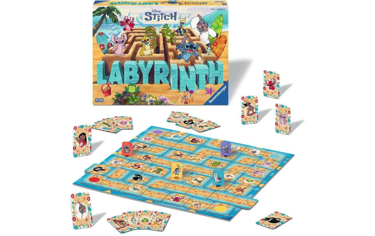 Ravensburger Labyrinth Stitch – Brettspiel, 2–4 Spieler, ab 7 Jahren, 20–30 Min., DE/EN/FR/IT/NL/ES/PT