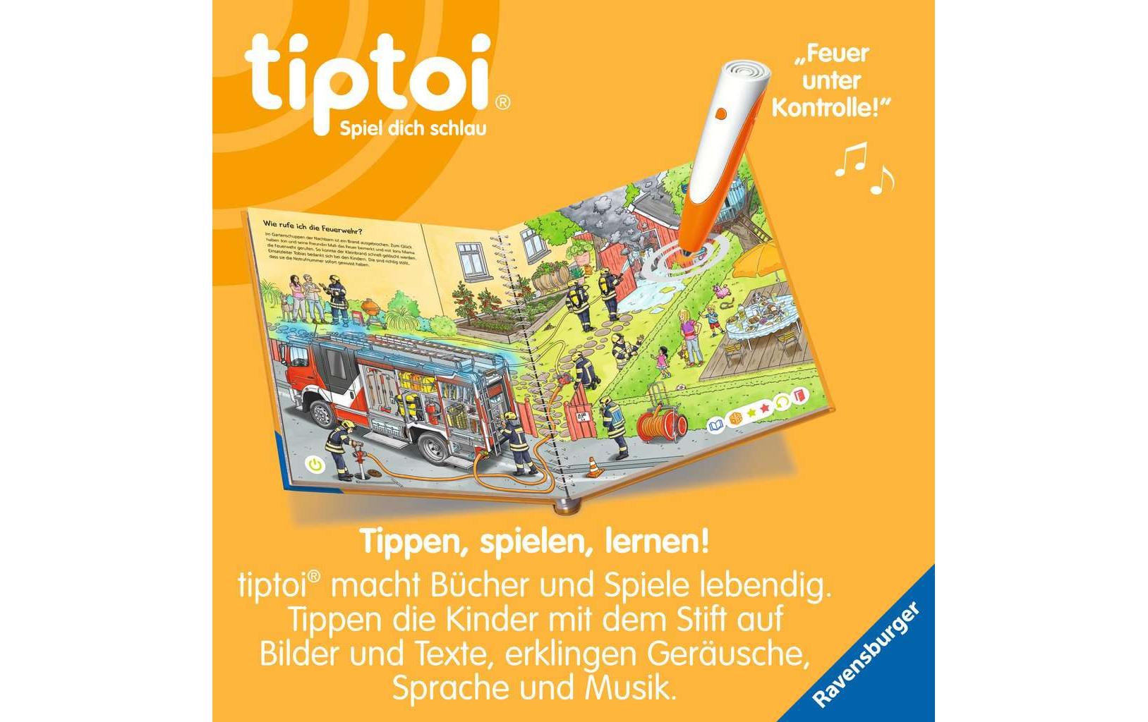 Ravensburger tiptoi – Lernbuch – WWW Feuerwehr, Deutsch, ab 4 Jahren