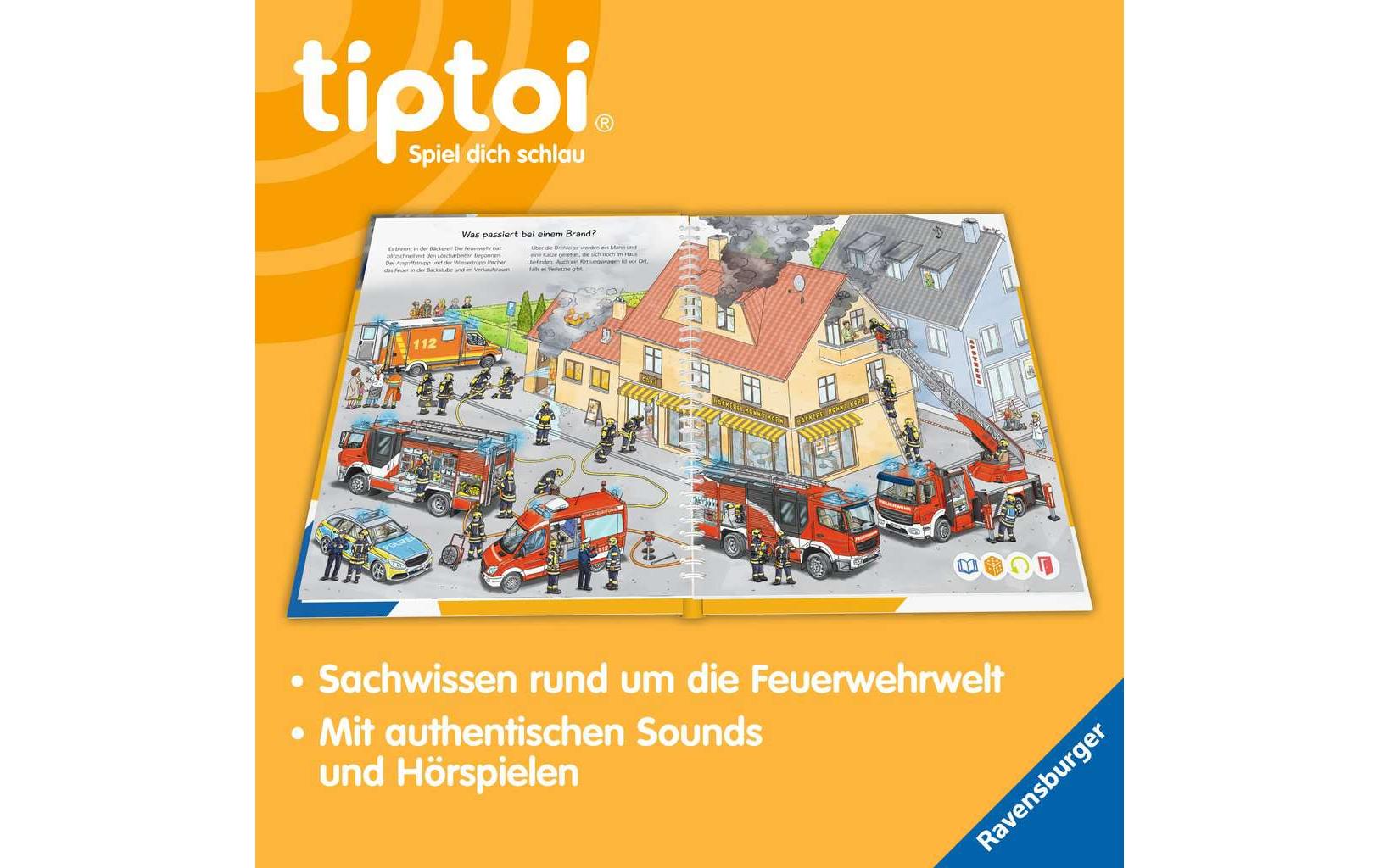 Ravensburger tiptoi – Lernbuch – WWW Feuerwehr, Deutsch, ab 4 Jahren