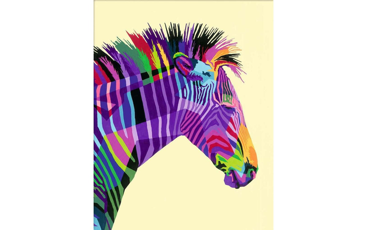 Ravensburger Zeichen-/Lettering-Set – Zebra – Acrylfarben – ab 12 Jahren