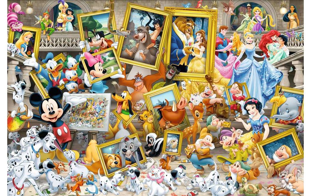 Ravensburger Puzzle Mickey als Künstler – 5000 Teile – 43,3 × 30,1 cm – ab 14 Jahren