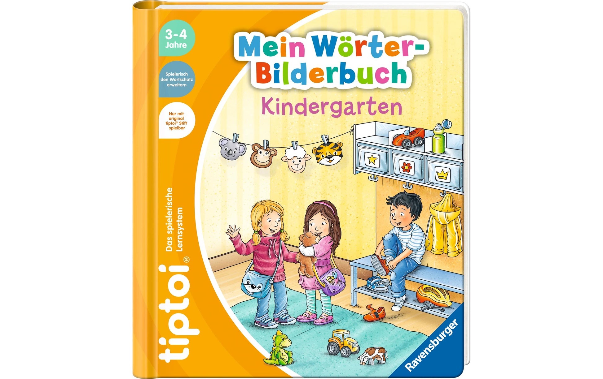 Ravensburger Lernbuch – tiptoi Wörter-Bilderbuch Kindergarten, Deutsch, ab 3 Jahren