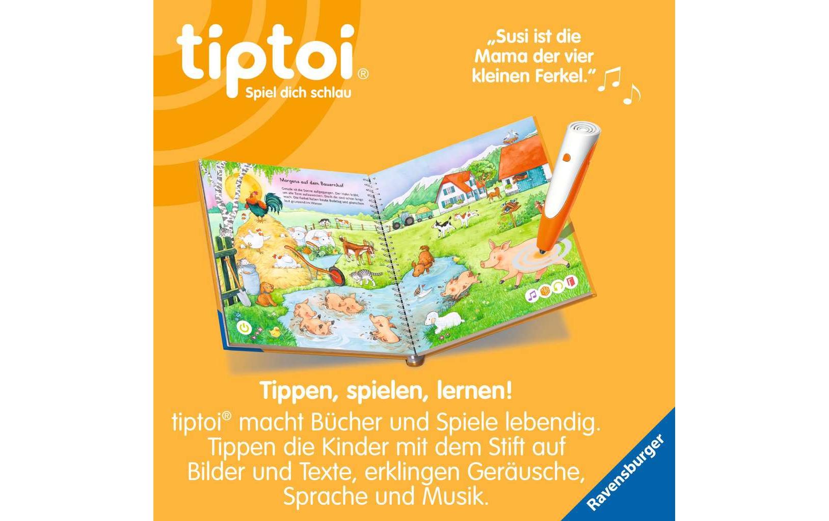 Ravensburger Buch – tiptoi Wörter-Bilderbuch Tiere, Deutsch, ab 3 Jahren