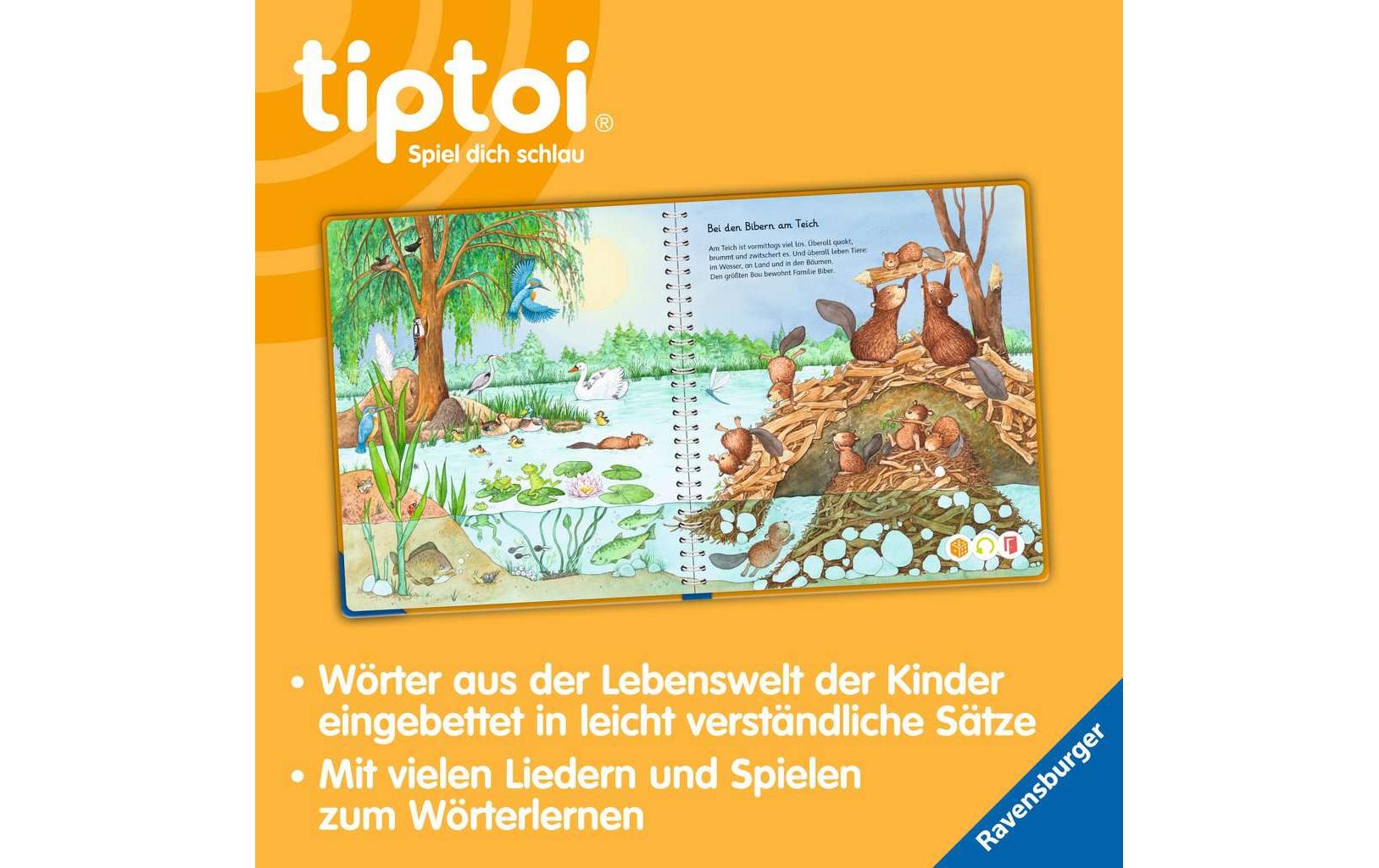 Ravensburger Buch – tiptoi Wörter-Bilderbuch Tiere, Deutsch, ab 3 Jahren
