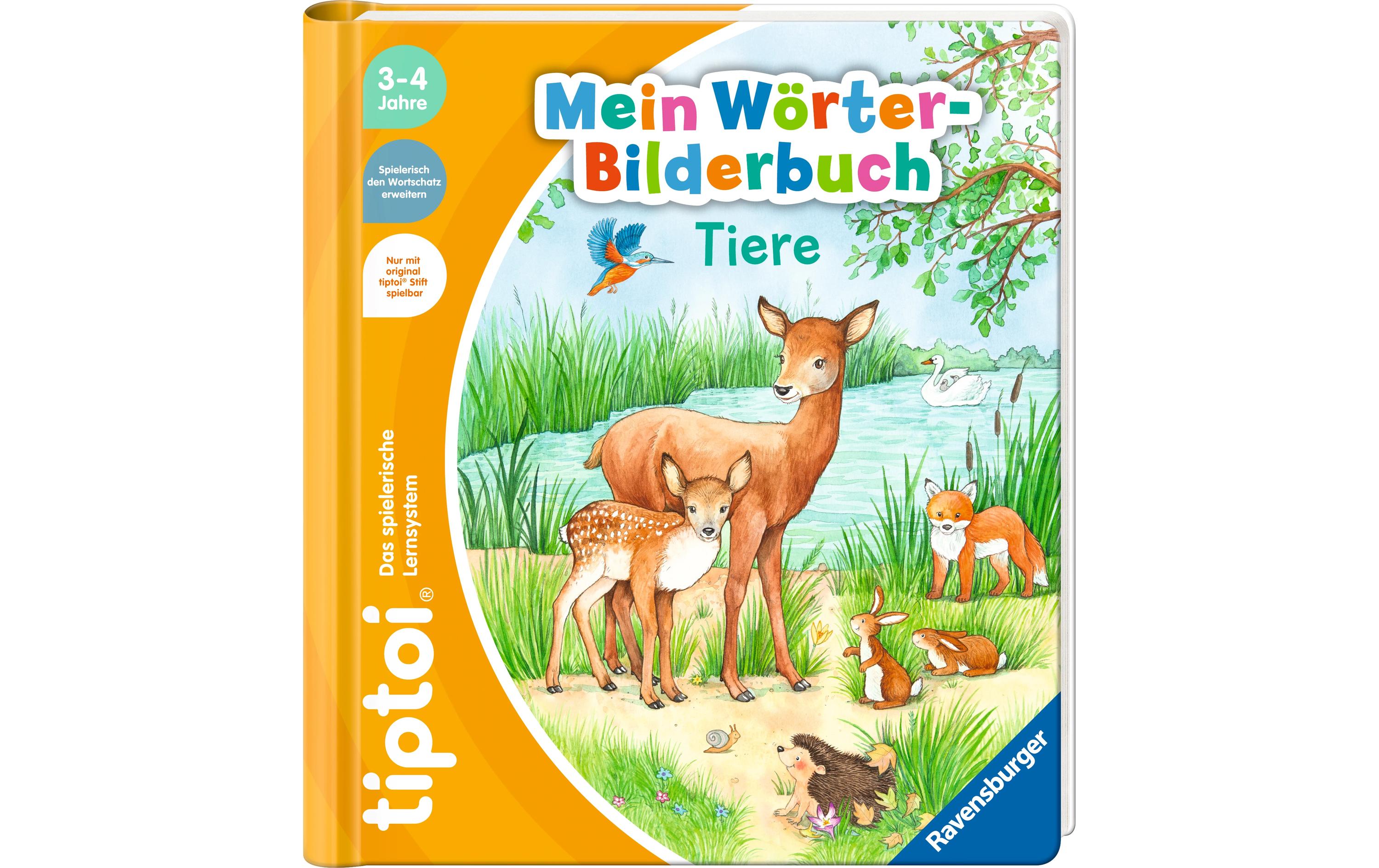 Ravensburger Buch – tiptoi Wörter-Bilderbuch Tiere, Deutsch, ab 3 Jahren