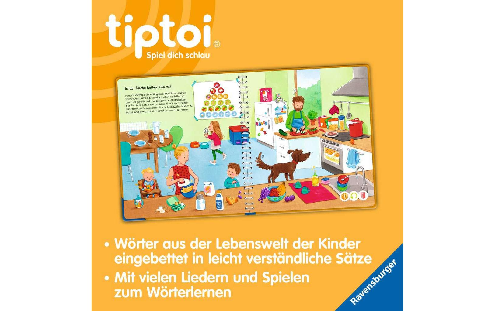 Ravensburger Lernbuch – tiptoi Wörter-Bilder: Zuhause, Deutsch, ab 3 Jahren