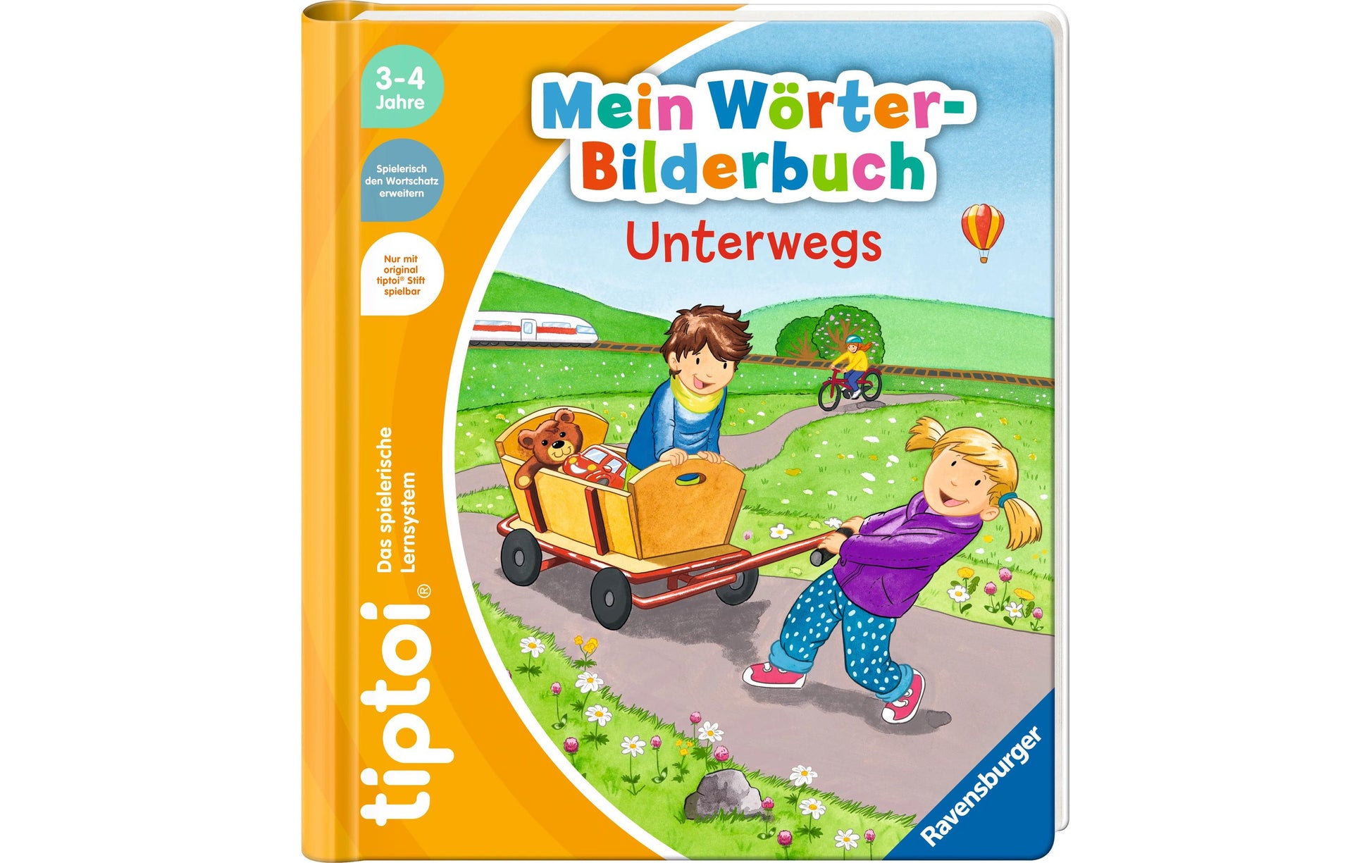 Ravensburger Lernbuch – tiptoi Wörter-Bilderbuch Unterwegs, Deutsch, ab 3 Jahren