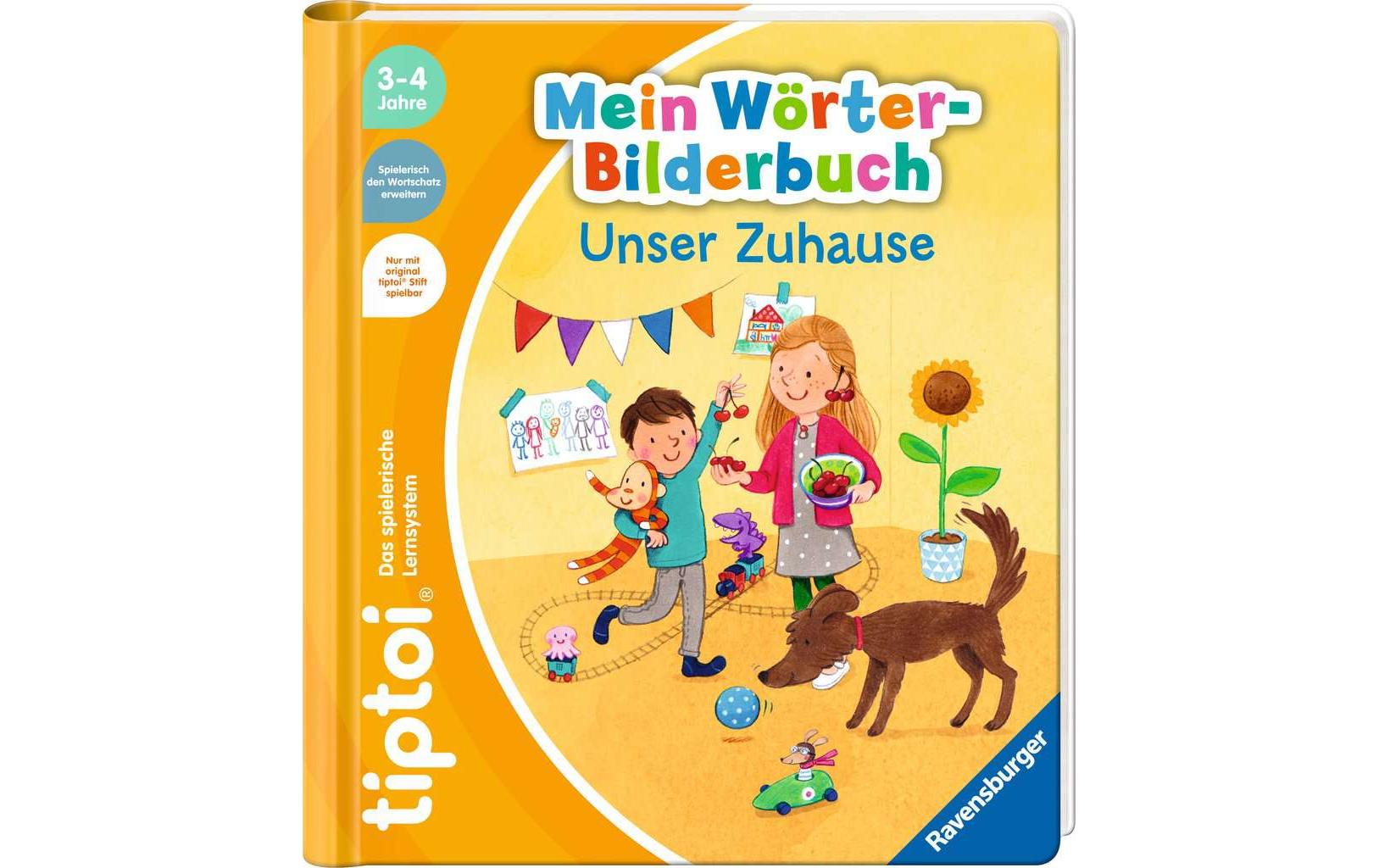 Ravensburger Lernbuch – tiptoi Wörter-Bilder: Zuhause, Deutsch, ab 3 Jahren
