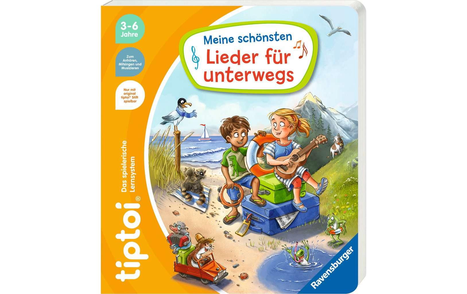 Ravensburger Lernbuch – tiptoi Mit den Schönsten Liedern Unterwegs, Deutsch, ab 3 Jahren