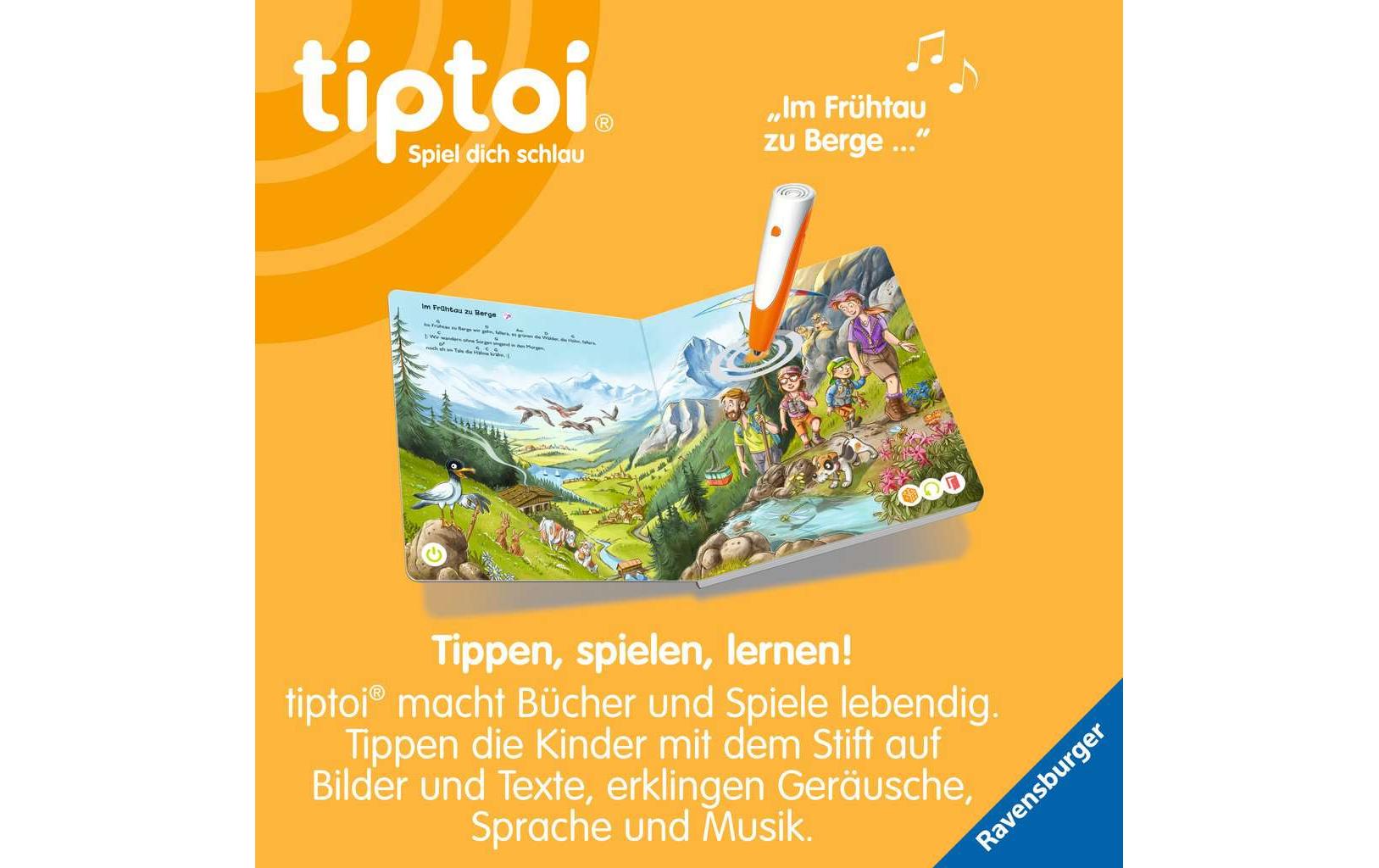 Ravensburger Lernbuch – tiptoi Mit den Schönsten Liedern Unterwegs, Deutsch, ab 3 Jahren