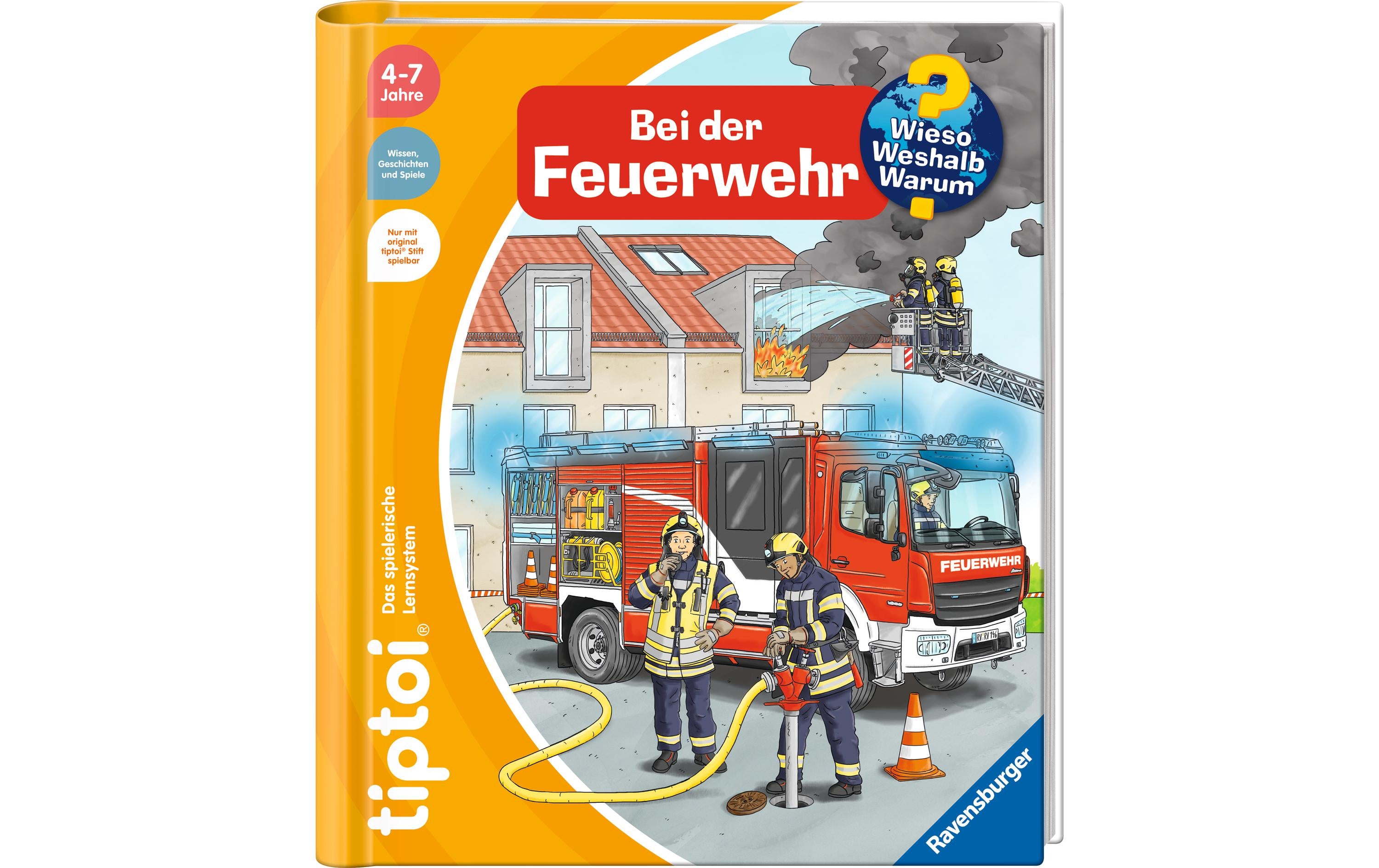Ravensburger tiptoi – Lernbuch – WWW Feuerwehr, Deutsch, ab 4 Jahren