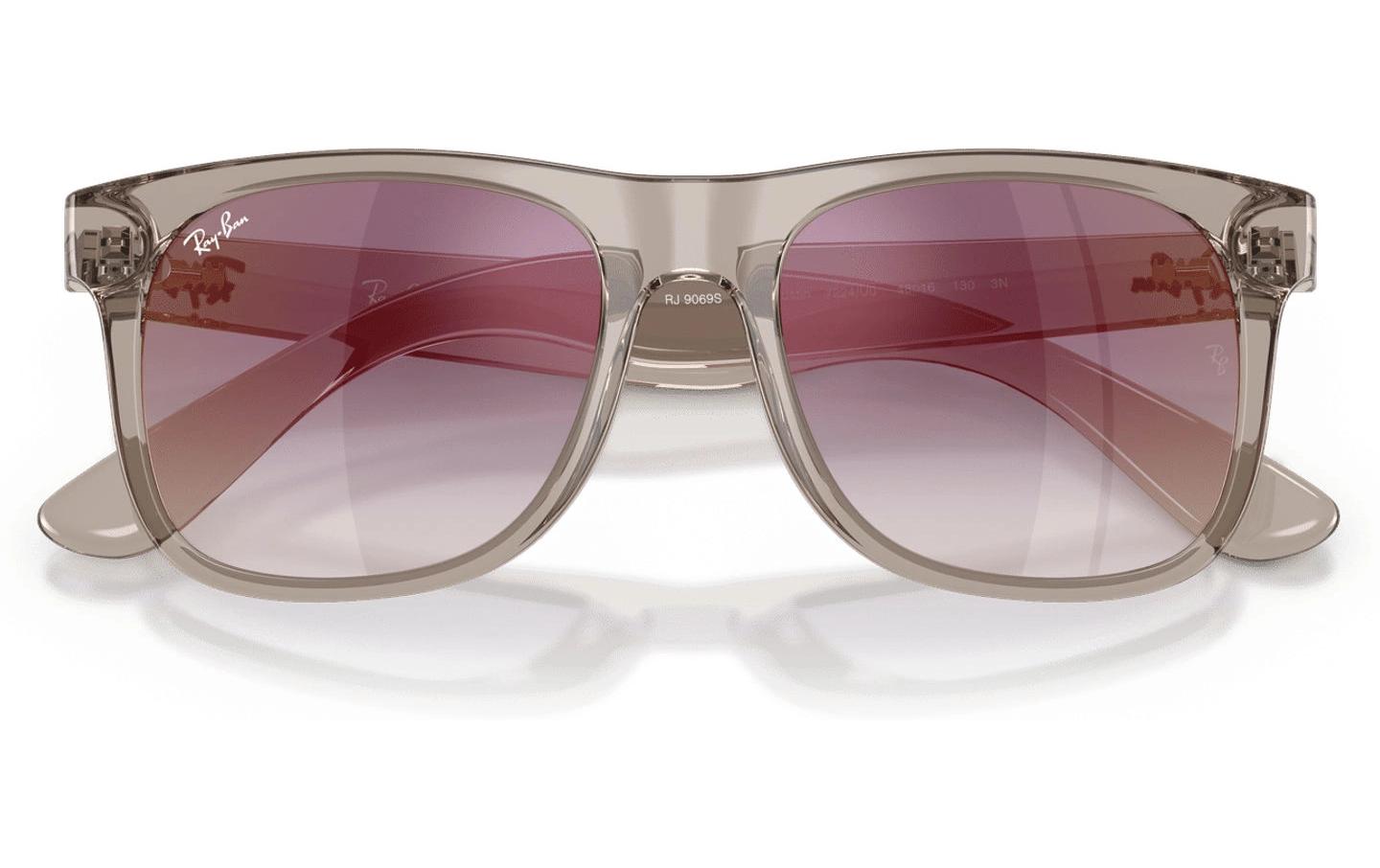 Ray-Ban Schutzbrille RJ9069S – Rote Gläser, UV-Schutz, Kunststoff