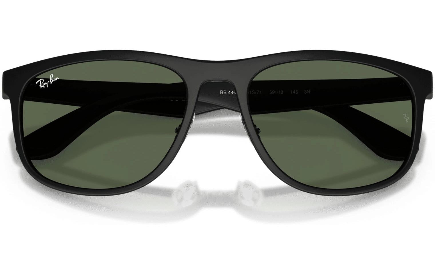 Ray-Ban Schutzbrille RB4468 – Dunkelgrüne Gläser, UV-Schutz