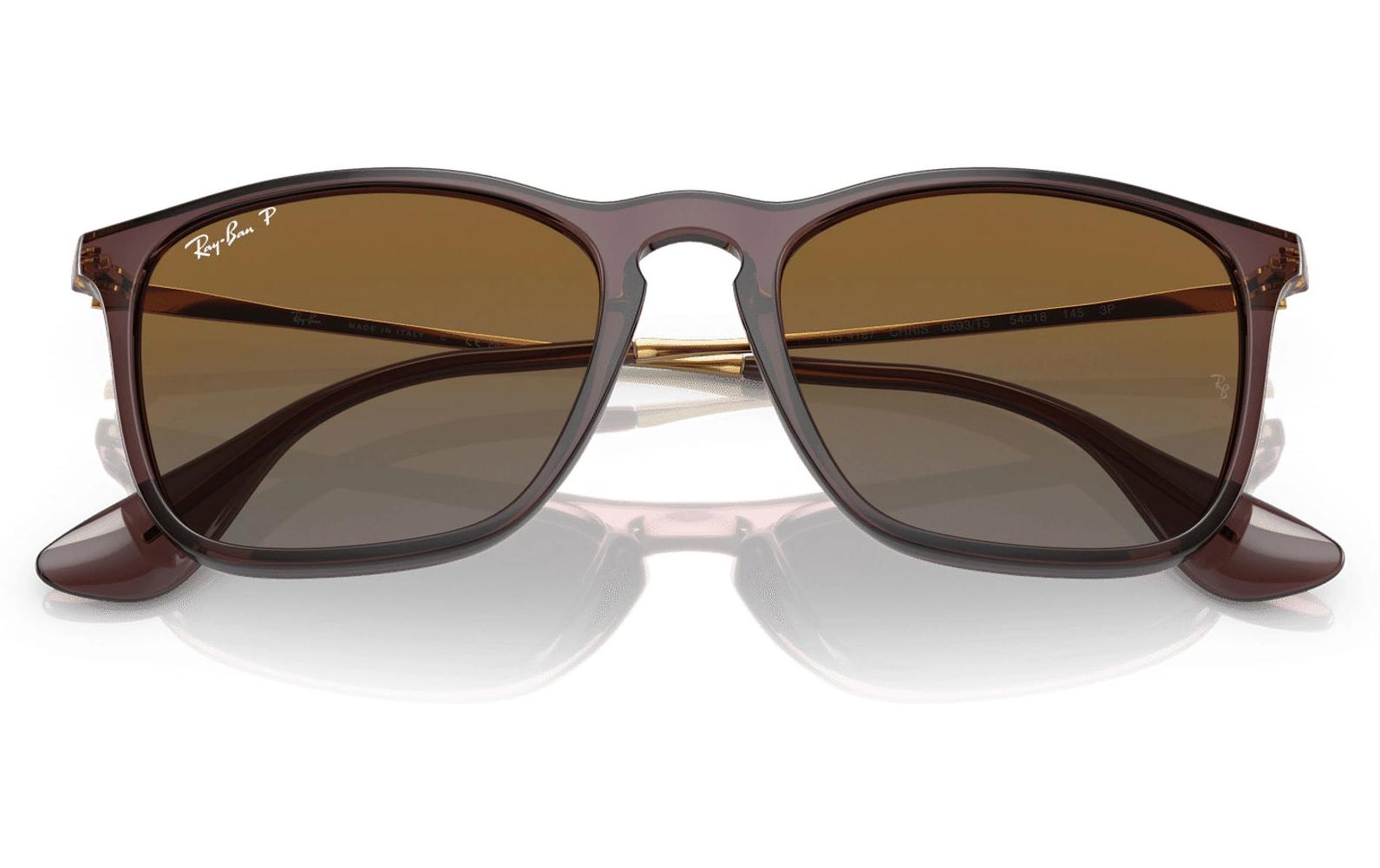 Ray-Ban Schutzbrille CHRIS – Braune Gläser, UV-Schutz