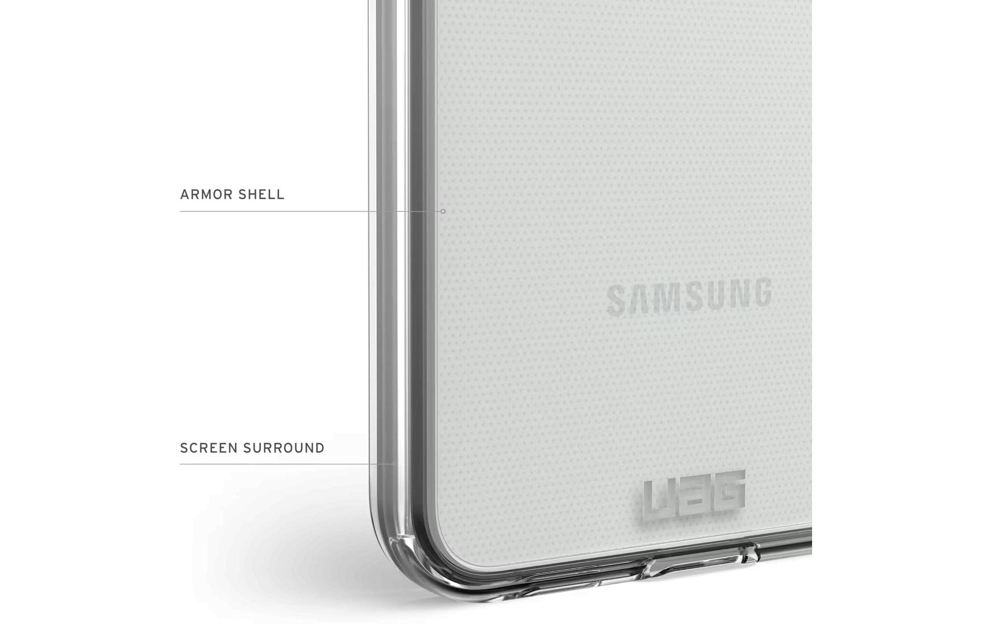 Urban Armor Gear UAG Scout – Rückcover – für Samsung Galaxy A57, TPU, Transparent
