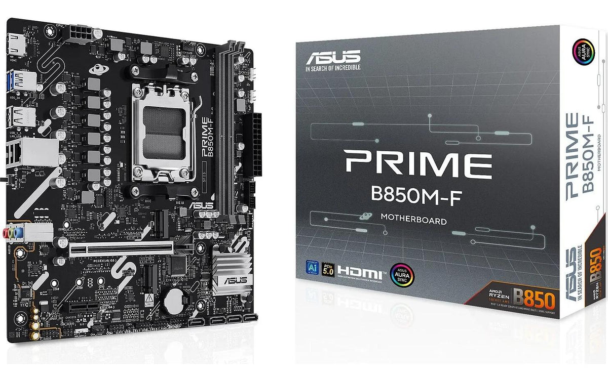 ASUS PRIME B850M-F – Mainboard – AM5, B850, mATX, DDR5