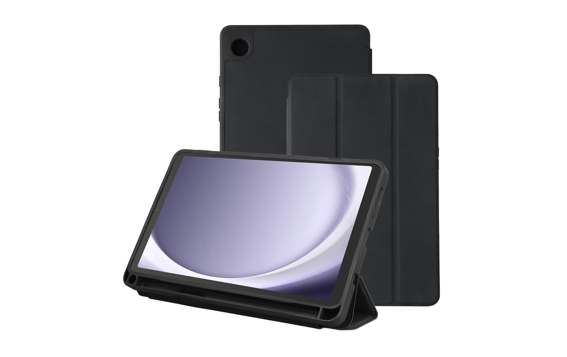 4SMARTS Folio Case Basic Tablet-Hülle für Samsung Galaxy Tab A11/A9 8,7" – Schwarz