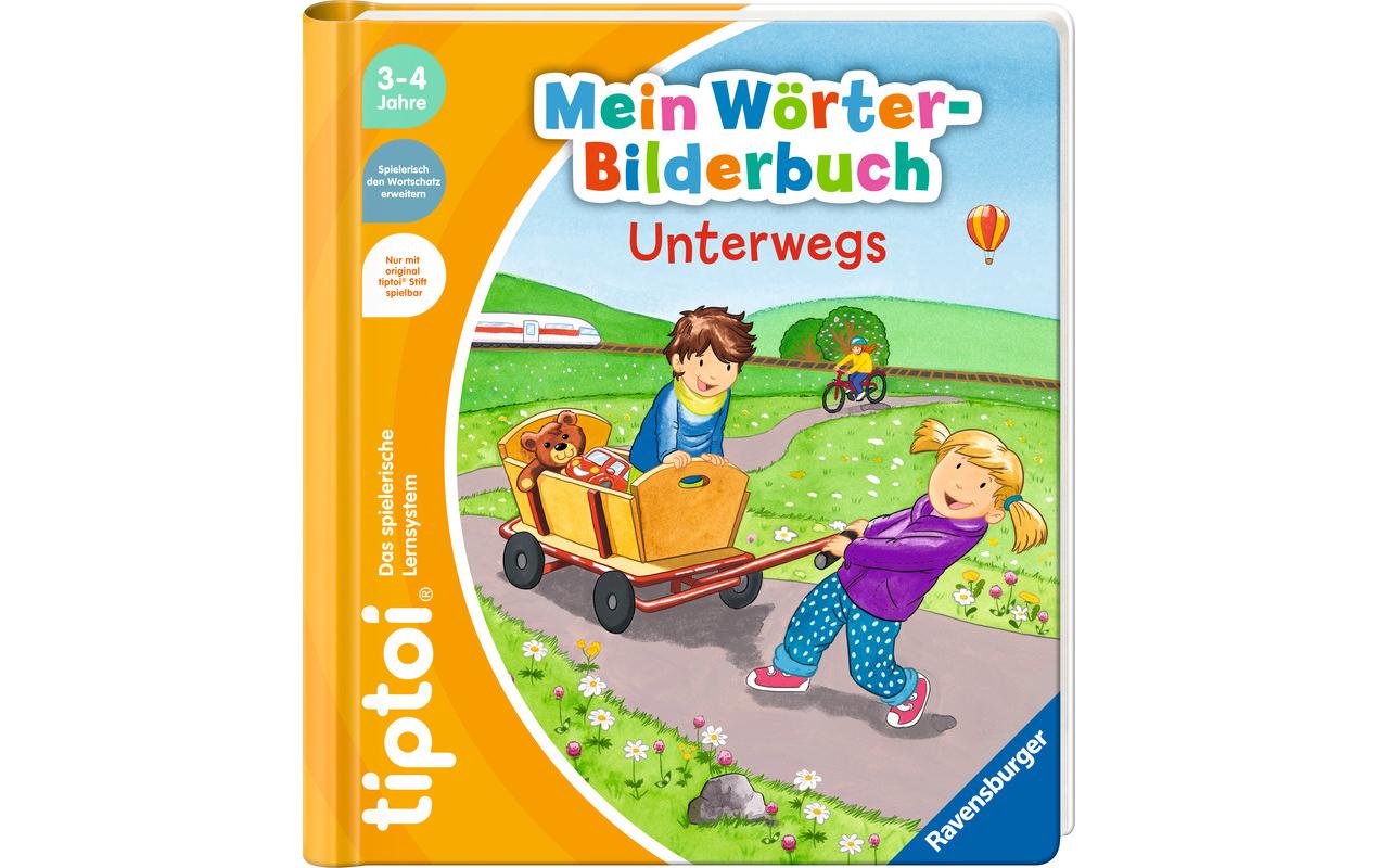 Ravensburger Lernbuch – tiptoi Wörter-Bilderbuch Unterwegs, Deutsch, ab 3 Jahren