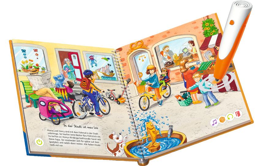 Ravensburger Lernbuch – tiptoi Wörter-Bilderbuch Unterwegs, Deutsch, ab 3 Jahren