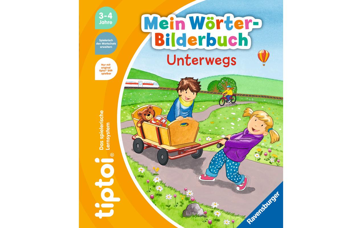 Ravensburger Lernbuch – tiptoi Wörter-Bilderbuch Unterwegs, Deutsch, ab 3 Jahren