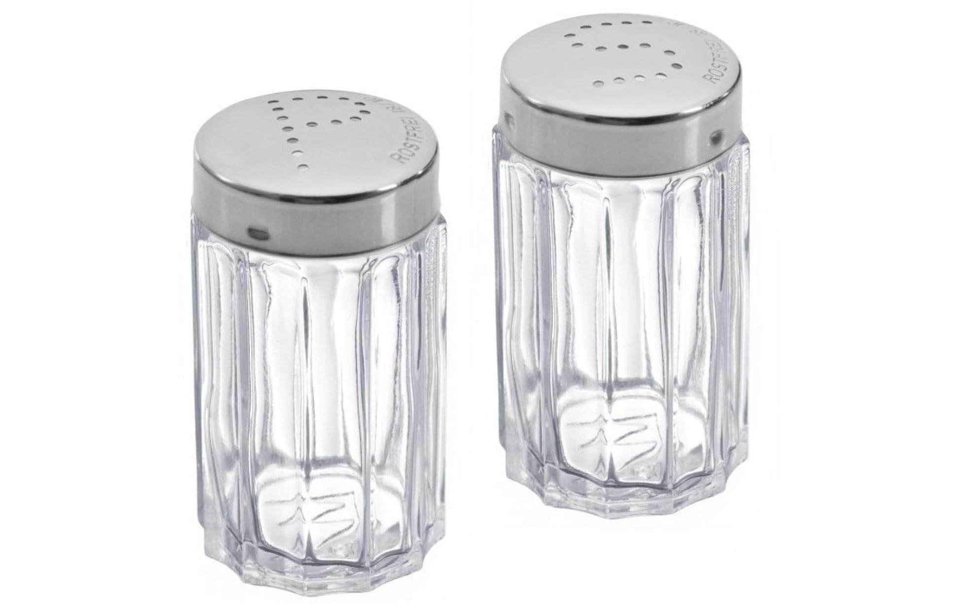 Westmark Streudose Ø 3,7 × 7 cm, Glas/Edelstahl, transparent