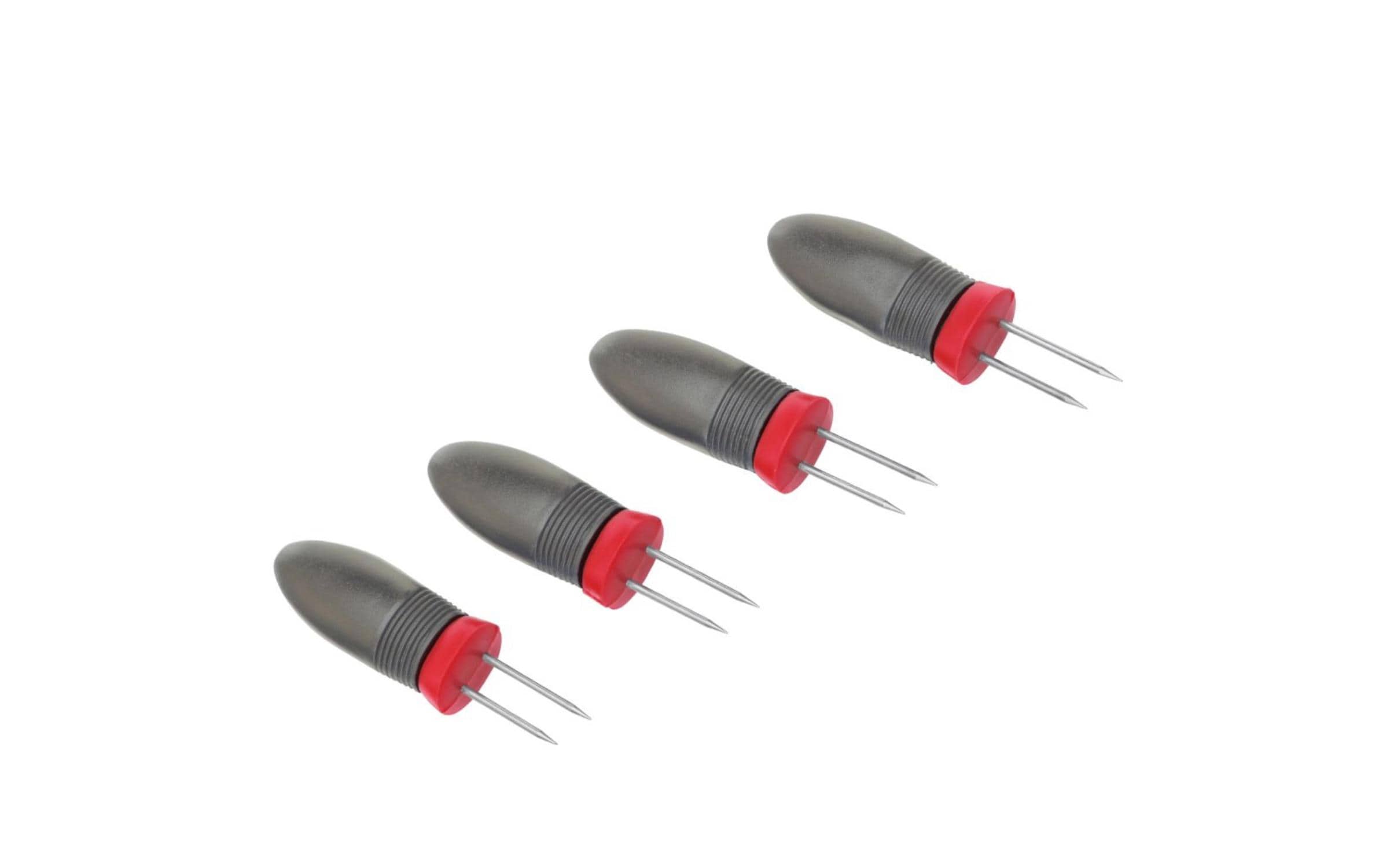 Westmark Kuchengabeln 4 Stk., 7,5 cm, Edelstahl/Kunststoff, Schwarz