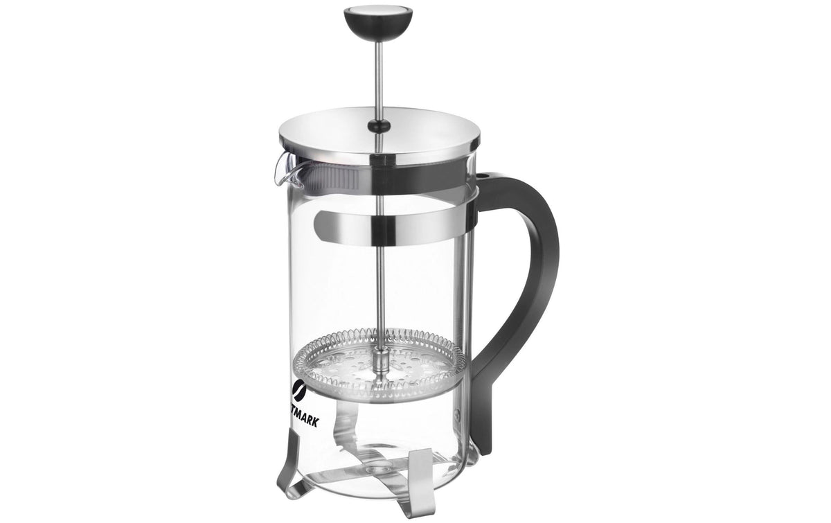 Westmark French Press / Kaffeebereiter – 1 l, 4 Tassen, Glas/Edelstahl/PP, 16 × 10 × 21,5 cm