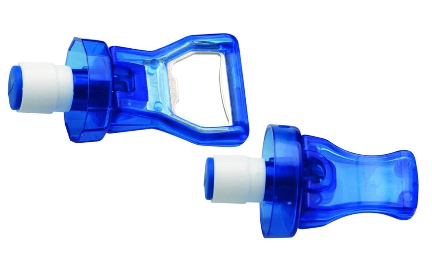 Westmark Flaschenverschluss – 4 × 4 × 7,5 cm, Silikon, Blau, 2 Stk., luftdicht, spülmaschinenfest