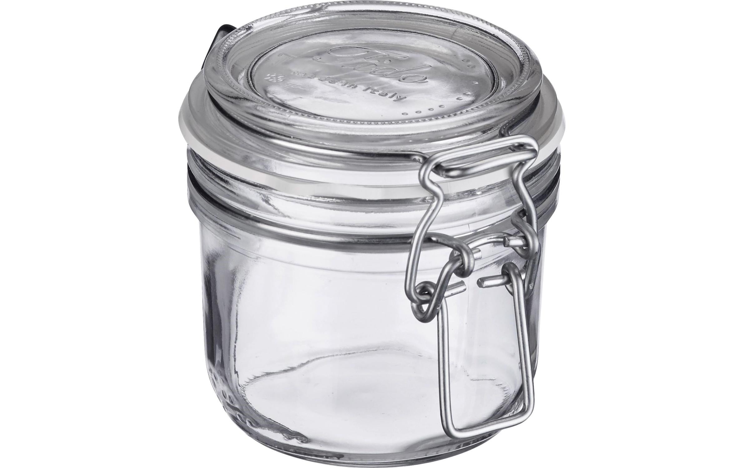 Westmark Einmachglas – 200 ml, Ø 8 cm, Glas, Transparent, Bügelverschluss, spülmaschinenfest