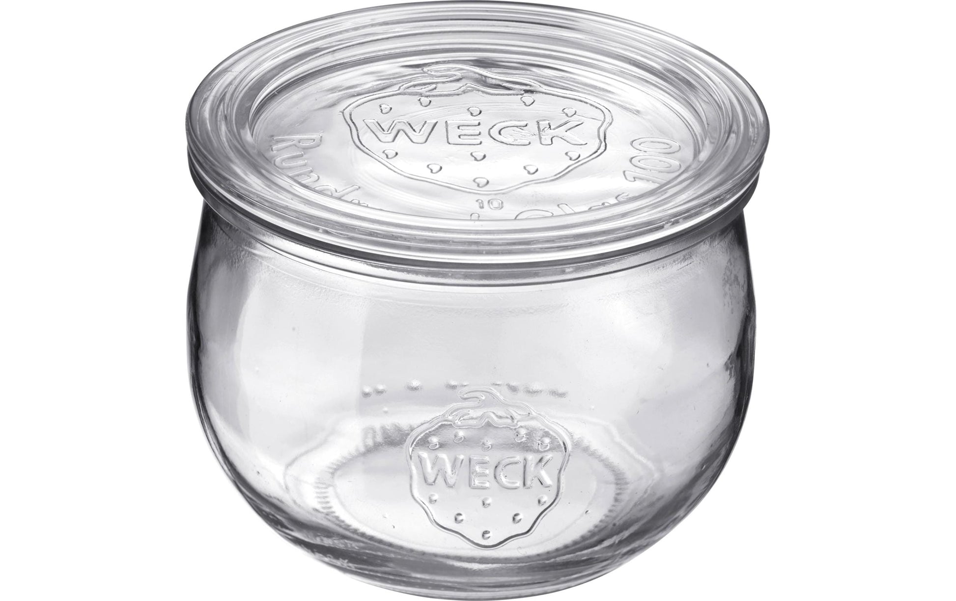 Westmark Einmachglas – 500 ml, Ø 10,0 cm, H 8,8 cm, Glas, Transparent, mit Deckel, spülmaschinenfest