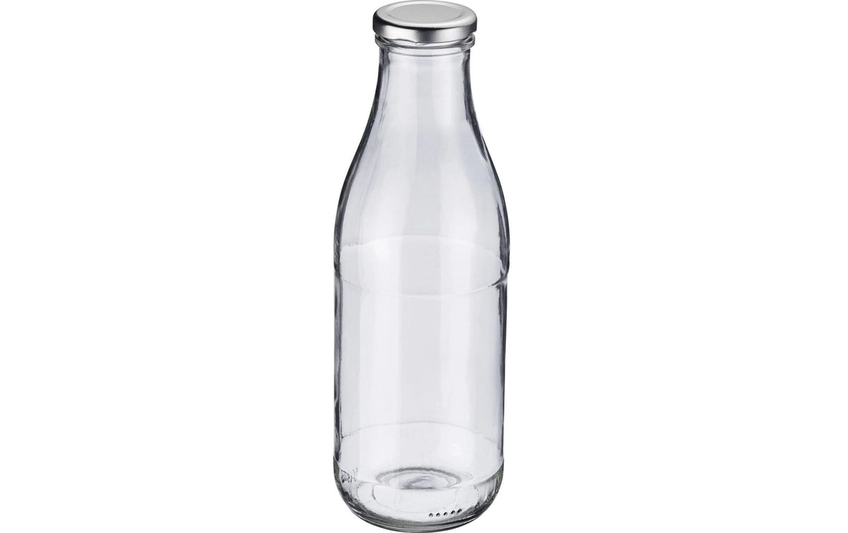Westmark Einmachflasche – 1,0 l, Ø 8,5 cm, H 26,0 cm, Glas, Transparent, mit Deckel, spülmaschinenfest