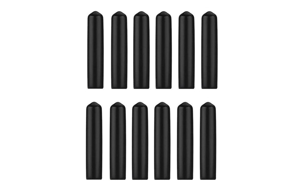 Westmark Flaschenverschluss – 1 × 1 × 4 cm, Kunststoff, Schwarz, 12 Stk., spülmaschinenfest, für Ausgiesser
