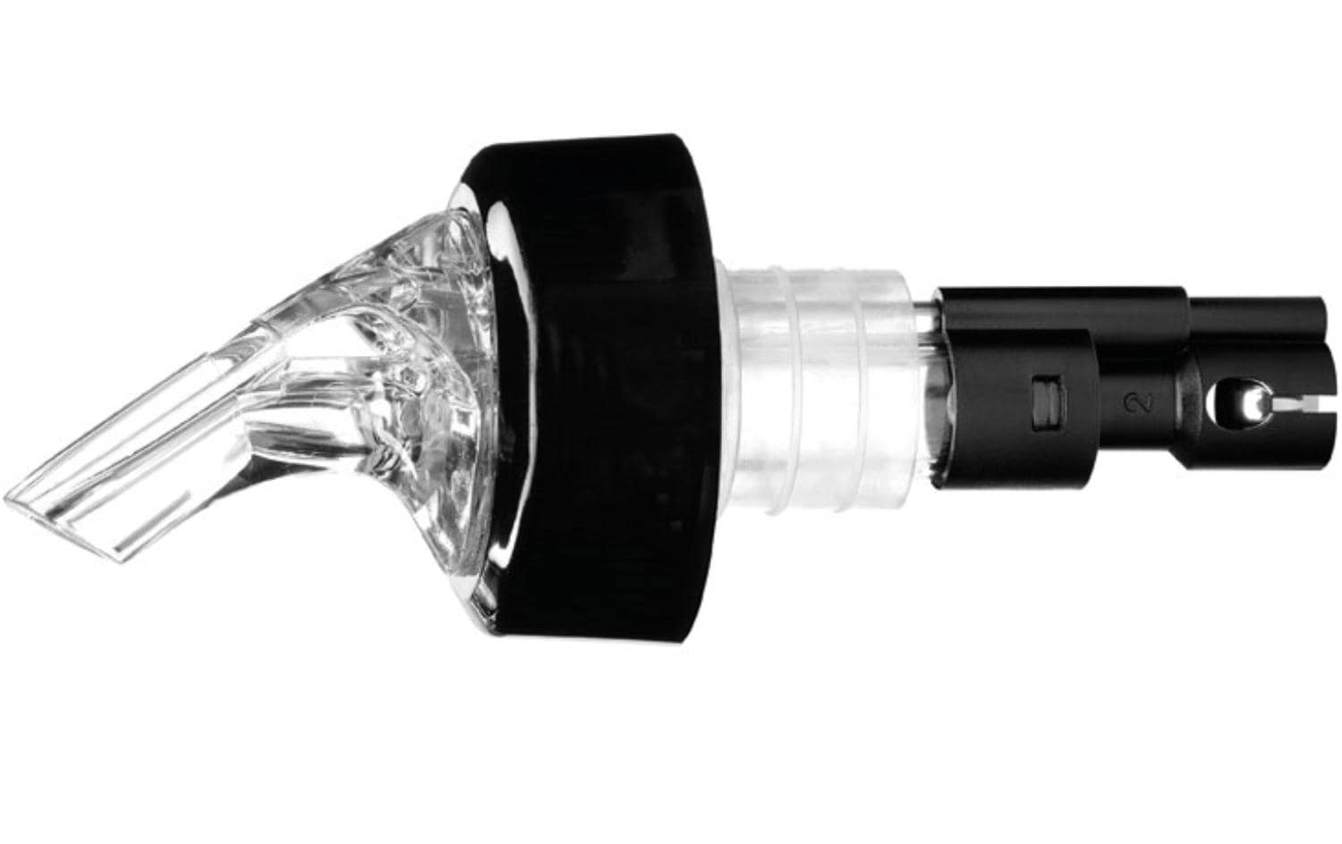 Westmark Flaschenverschluss Posi Pour – 40 ml, Kunststoff, Schwarz, 3 Stk.