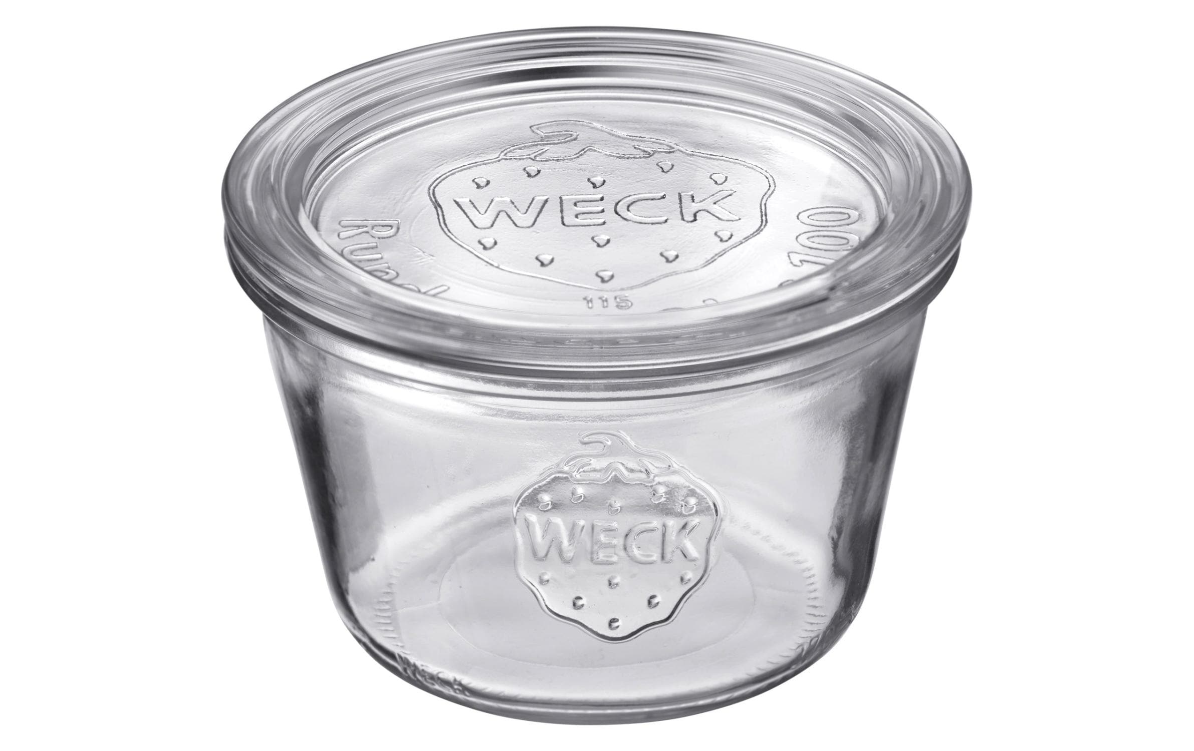 Westmark Einmachglas – 250 ml, Ø 10 cm, Glas, Transparent, mit Clip-Deckel, spülmaschinenfest