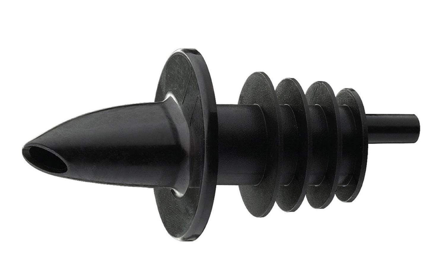 Westmark Flaschenverschluss Jet-Pour – 10 ml, Kunststoff/Gummi, Schwarz, 12 Stk., spülmaschinenfest