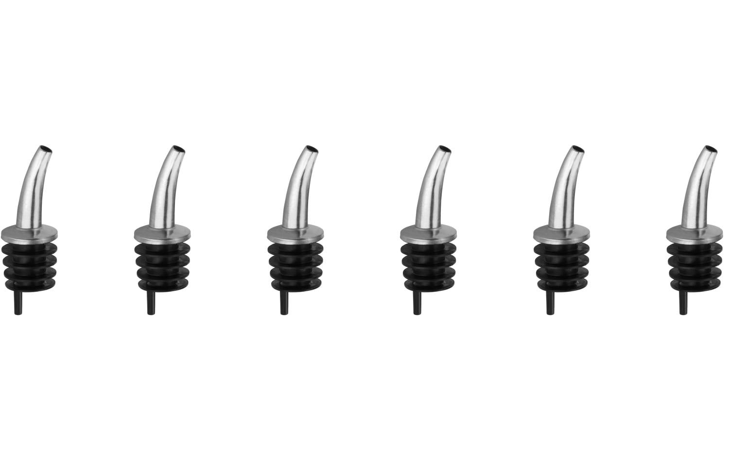 Westmark Flaschenverschluss – 24 × 9,5 × 2,5 cm, Metall/Kunststoff, 6 Stk., kurz