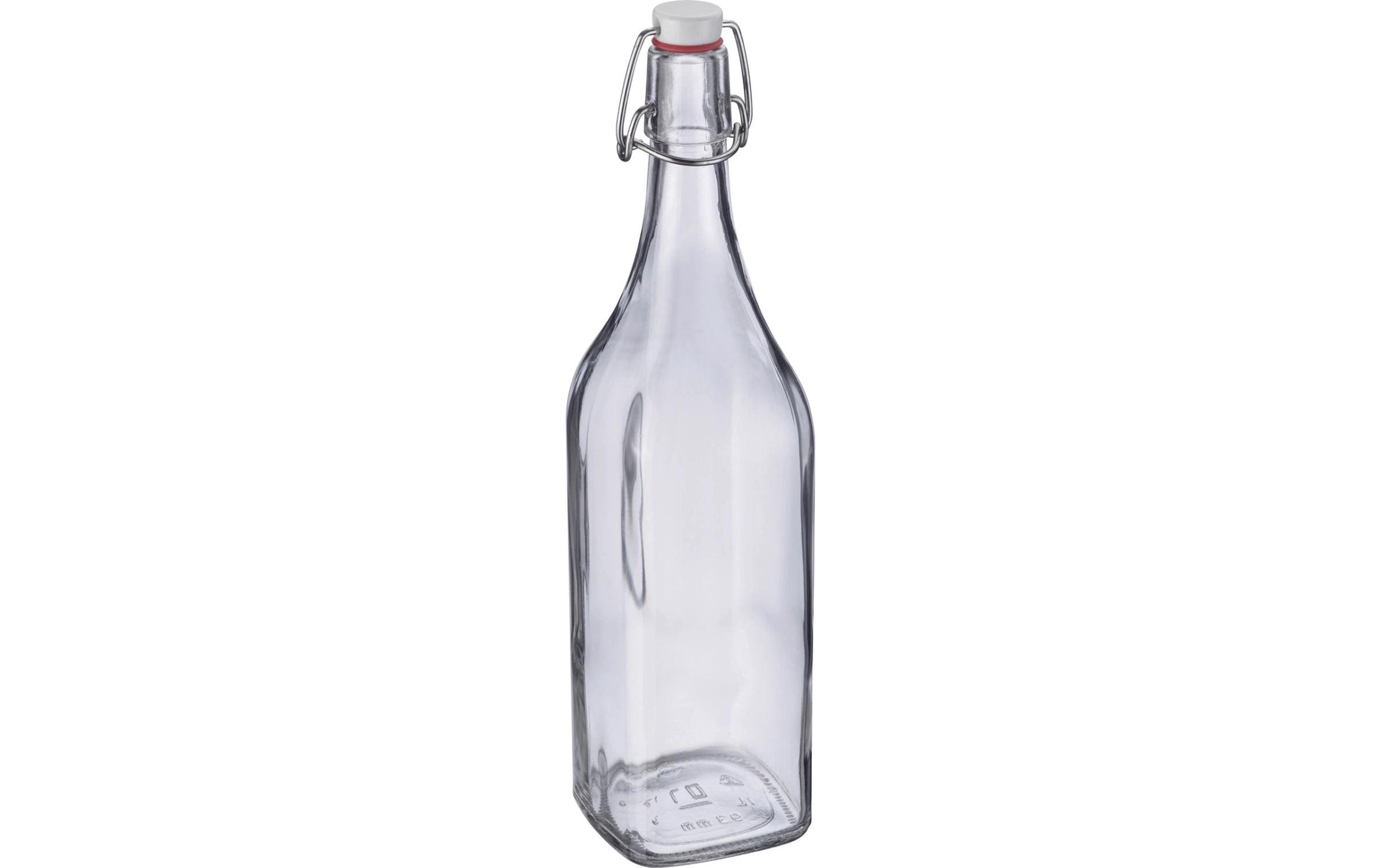 Westmark Einmachflasche – 1,0 l, Ø 8,0 cm, H 32,0 cm, Glas, Transparent, Bügelverschluss, spülmaschinenfest