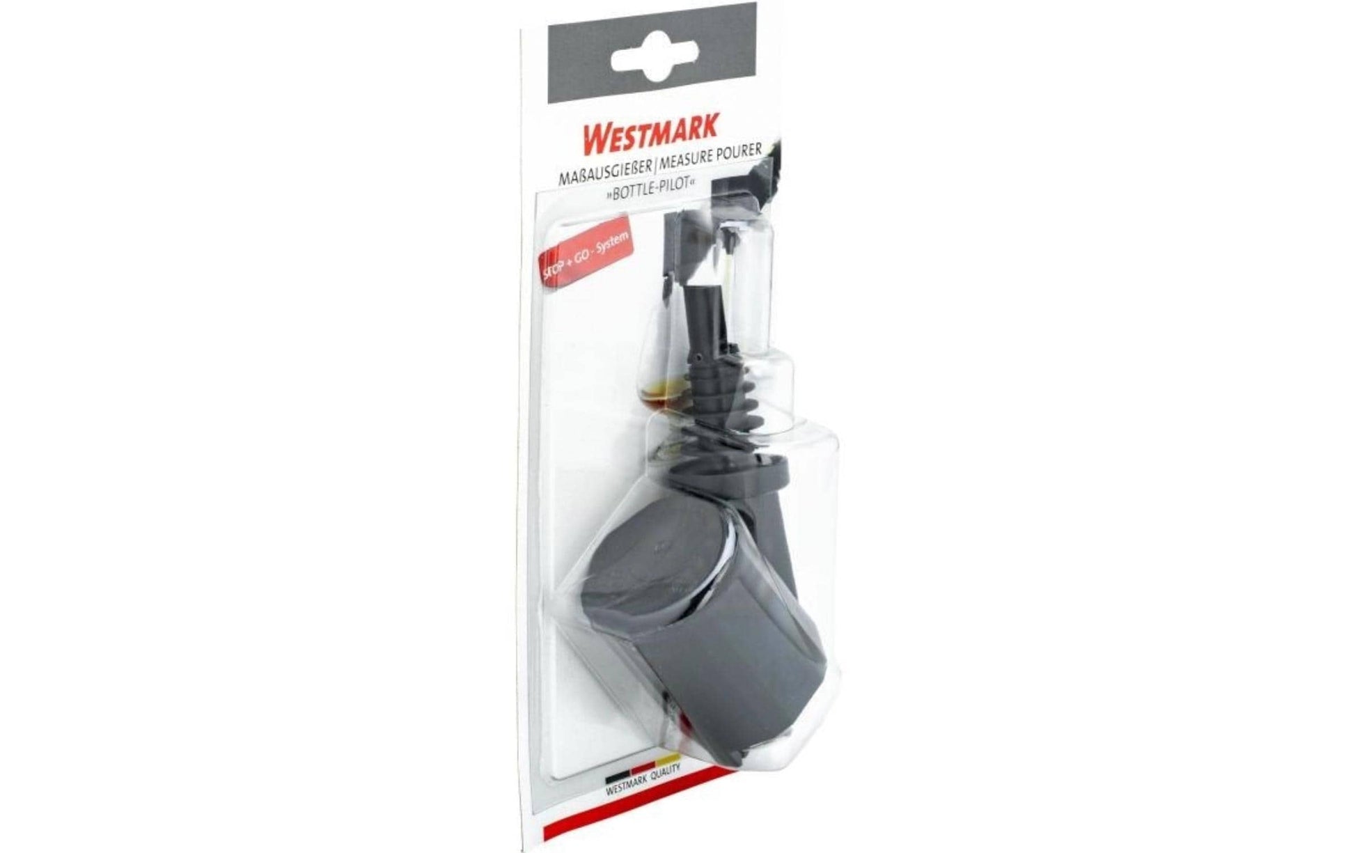 Westmark Flaschenverschluss Bottle Pilot – 20 ml, Kunststoff, Schwarz