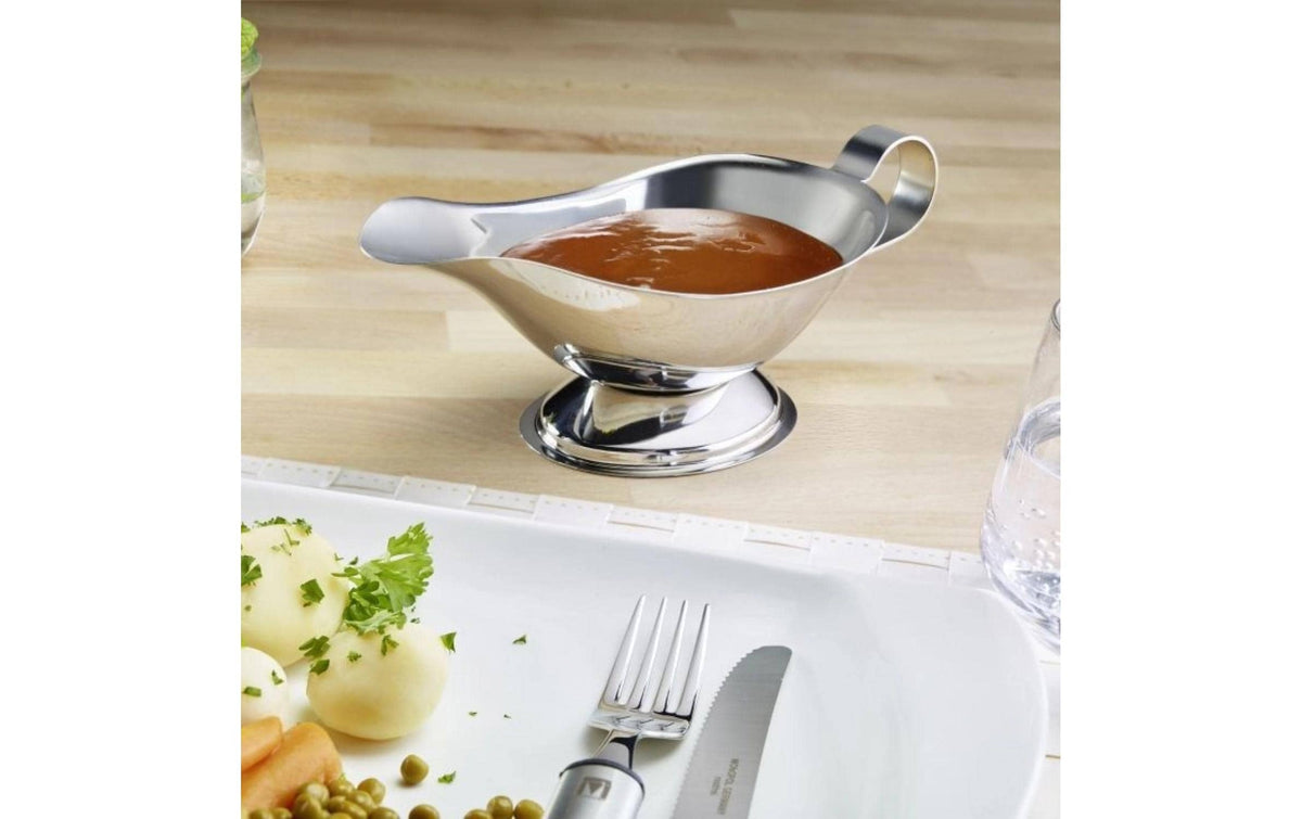 Westmark Sauciere – 250 ml, 9,8 × 23,0 × 9,5 cm, Edelstahl, Silber, spülmaschinenfest